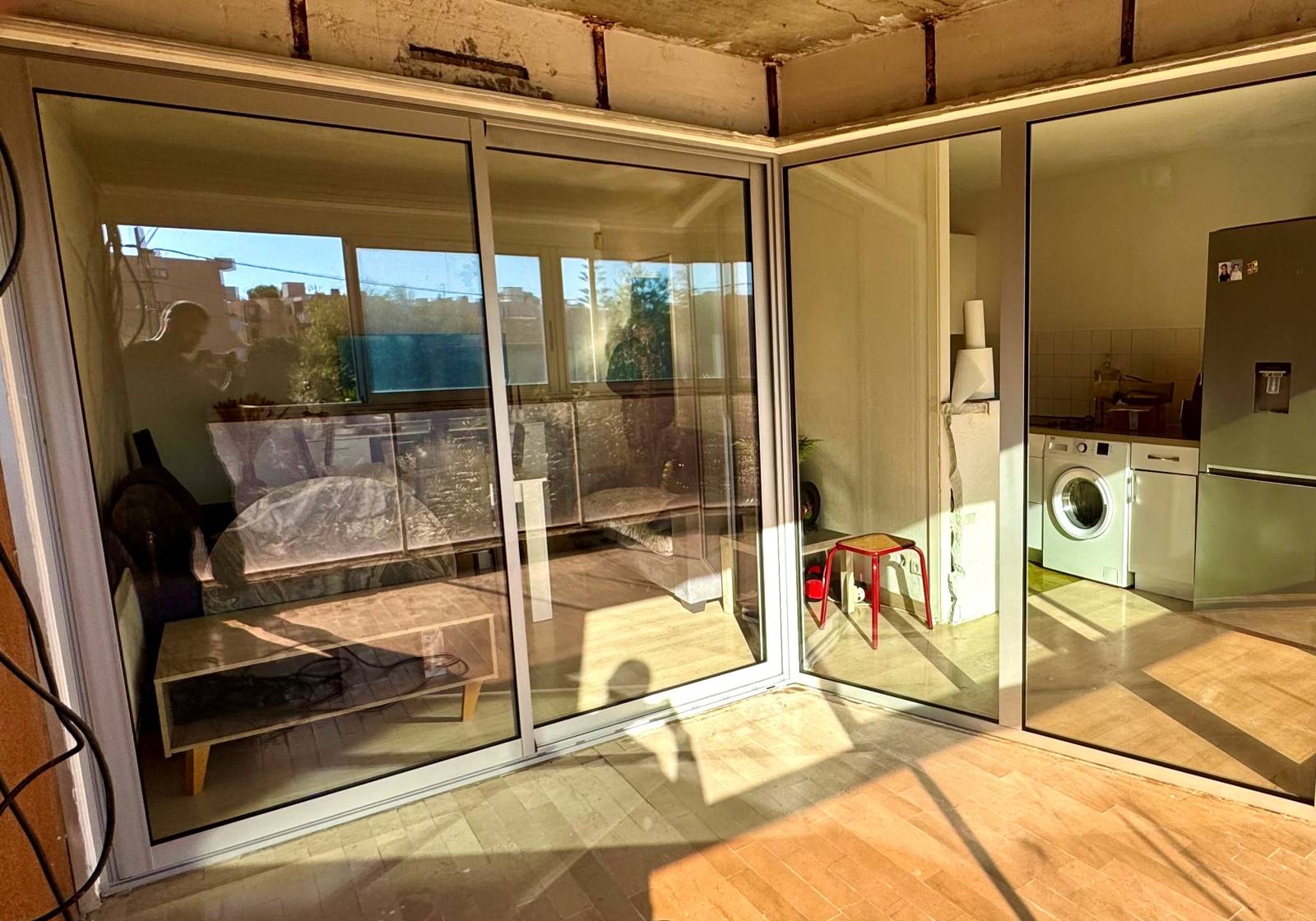 Pose de verrière d'atelier en métal avec verre armé Cannes 06150 Alpes-Maritimes