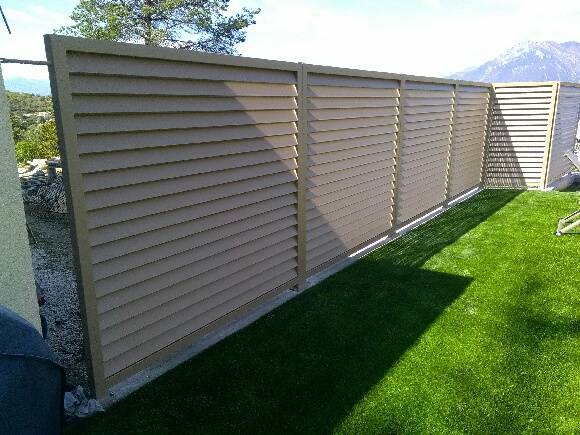 Cloison métallique sur mesure pour délimiter un terrain et assurer son intimité à Nice