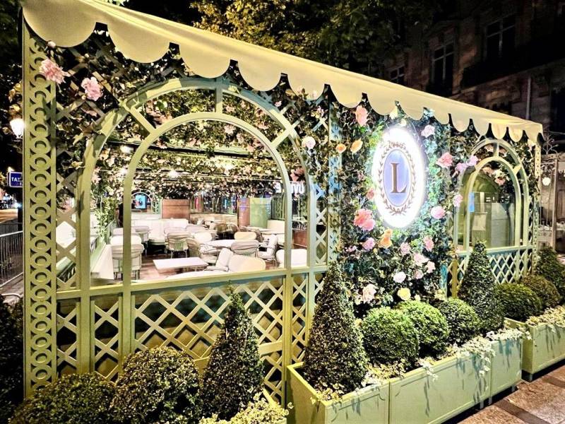 terrasse extérieure restaurant à Paris